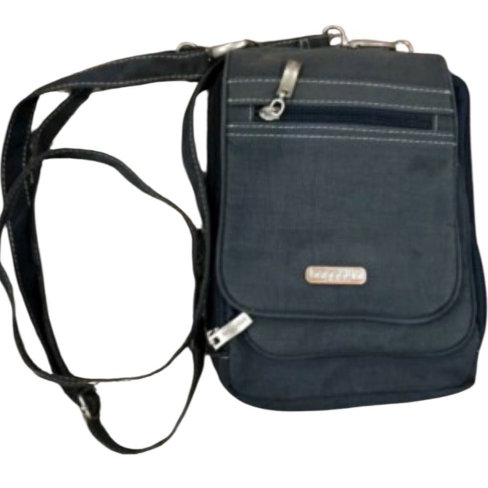 Baggallini Black Crossbody Bag with Adjustable Strap